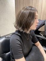 チャコールベージュハイライト