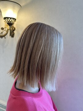 ヘアーサロン リアン 熊谷2号店(hair salon Rien) ホワイトベージュ♪