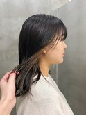 切りっぱなしミディアムイヤリングカラーベージュ