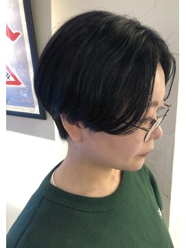 バランス 阿佐谷店(balance) 20代30代センターパートハンサムショート〇