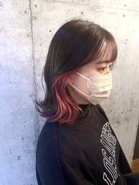 レニーバイエース(LANY by ACE) 【LANY横浜】レッドバイオレット×イヤリングカラー