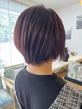 バイエイト 野並店(By Eight) 春ショート×ピンクカラー