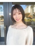 【U Hair】毛先を外に動かして上品×ラフに♪