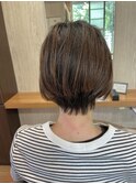 首にフィットするショート×頭の形をカバーするショート