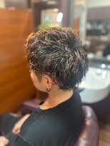 ケースタイル ヘアスタジオ 神保町店(K STYLE HAIR STUDIO) ピンパーマ/メンズパーマ/束感ショート/ツーブロック/理容室