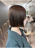 メルティカラー似合わせカットウェーブミディアム縮毛矯正ボブ