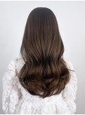くびれヘアロング顔周りレイヤー_ba521571