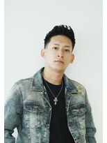 メゾンフォーメン 心斎橋店(Maison for men)&nbsp;外国人風フェザーアップパーマテーパーフェード