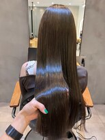 ジーナ 船橋(Zina) 髪質改善*ロングレイヤーグレーベージュ*美髪【Zina船橋】