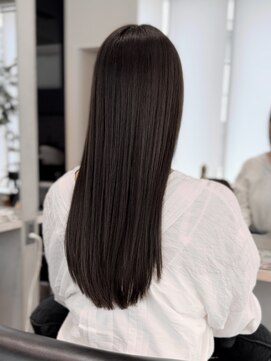 ニーフ 恵比寿(neaf) 6トーンダークネイビー　ストレートロング　市毛裕也