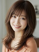 レヴィア(REVIA)&nbsp;レイヤーカット髪質改善トリートメント前髪カット