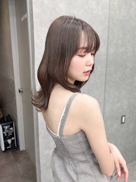 ロンドリゼル 札幌(Lond RiseL) ◯ オリーブグレー/韓国/レイヤーカット/髪質改善/縮毛矯正/札幌