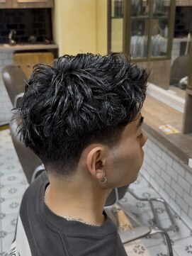 グルーマーズクレッジ 渋谷店(GROOMER/S CREDGE) メンズ/スパイキーショート/フェード/ニュアンスパーマ