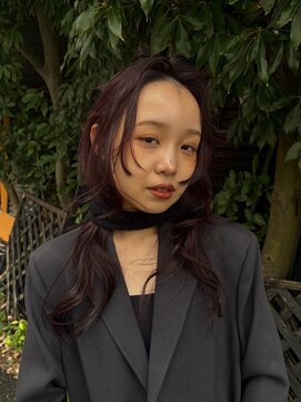 ネアー 新潟(NEER) アプリコットオレンジ/くびれヘア/ウェーブショート［新潟］