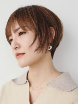 フリー(Free.)の写真/お家でも簡単に再現できる、形が崩れにくいショート・ボブに評判あり！忙しい朝も楽々おしゃれにキマる★