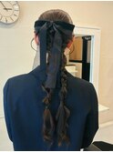 あみ下ろしヘアセット