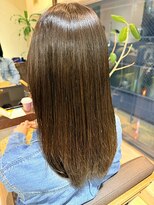 ヘアリゾート粋 ティガ 池袋店(tiga) 艶髪/ミディアム/ストレート/透明感/ブラウンアッシュ