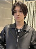 酸性ストレート　メンズミディアム　ウルフ