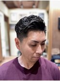 大人スキンフェードツーブロック刈り上げマンバン30代40代