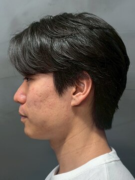 ノーエン(noen) スパイラルパーマ　メンズカット　メンズパーマ　韓国　眉カット