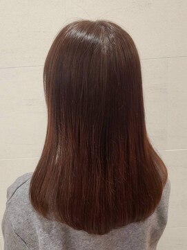 トイロ(toiro) レイヤーカットミルクティーベージュブリーチなしダブルカラー