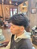 曲がる縮毛矯正】メンズカット+メンズ縮毛矯正(箕面市/縮毛矯正/men's)