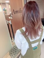 アミリー 成田東町店(Amily) 髪質改善カラー×くびれレイヤー ミディアム