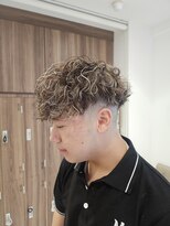 アッシュ 池上店(Ash)&nbsp;メンズ海外風スペインカールハイライトカラー