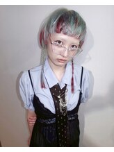 ヌル 原宿店(Null)&nbsp;セクションカラー/ケアブリーチカラー/ブリーチデザインカラー