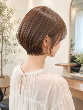 ノイ(neu) ショートボブ/ボブレイヤー/ボブ/デザインカット/透明感/艶髪