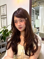 エミュ 中央駅店(eMu)&nbsp;レイヤーフォワード巻き髪＋ショコラグレージュ