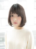 【salon de MiLK 原宿】アシメバングボブ