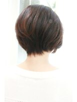 前下りシンプルショートボブ