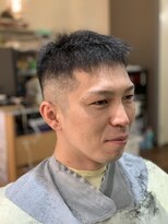 理容ドラゴン 1mmフェードカット