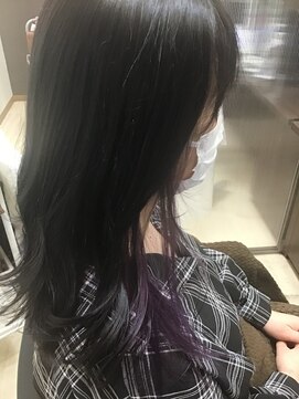 ナチュラ(NATU-RA) インナーカラー☆パープル