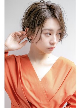 ロンド 銀座(Lond) 【銀座◇成田】ショート似合わせカットアースカラー小顔ボブ