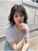 夏のラフウェーブ☆ボブ☆イルミナカラーグレージュ