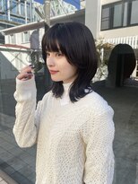 イヴォーク トーキョー(EVOKE TOKYO) 鎖骨ミディアム韓国くびれヘア髪質改善トリートメント2wayバング
