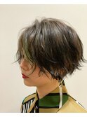 ハンサムショート×グラデーションカラー【stylistあさひ】