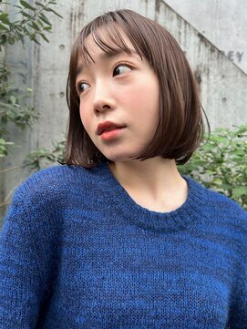 アンドレイ 表参道(andrey) 【ANDREY 宮村】エアリーストレートボブシースルーバング