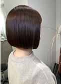 ぱつっとボブ