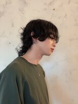 アドール(ADOR)&nbsp;[MIHO*ADOR] パーマ / スパイラル / マッシュウルフ / 黒髪