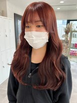 ムク 横浜店(muku)&nbsp;ダブルカラーピンクベージュベージュカラーケアブリーチレイヤー