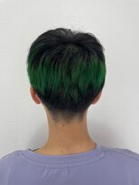 シエル 立川店(CIEL) 【CIEL×久光】メンズショート×ハイトーングリーン