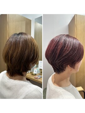 オフ(off) 大人っぽいハンサムショートにスタイルチェンジ◎