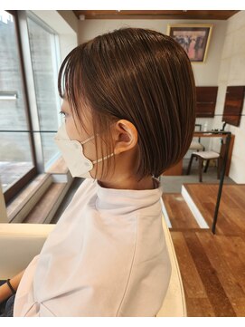 ゴットイール(GOTTO eel) ハイライト＆イヤリングカラーミニボブ