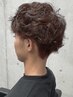 【men's】メンズカット+メンズパーマ（ニュアンスパーマ）＋フルカラー