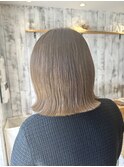 ミルクティーベージュダブルカラーインナーカラーケアブリーチ