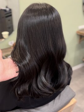 メイ 池袋(mei) ショコラグレージュ/暗髪カラー/艶感カラー/ヨシンモリ/韓国ヘア