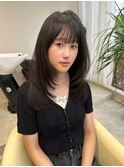 レイヤーカットハイライトショートヘアイルミナカラーオージュア